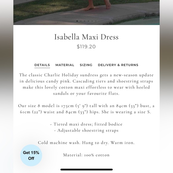 Charlie Holiday Isabella Maxi Dress NWOT size 4 dresss retails $199 - Picture 4 of 9